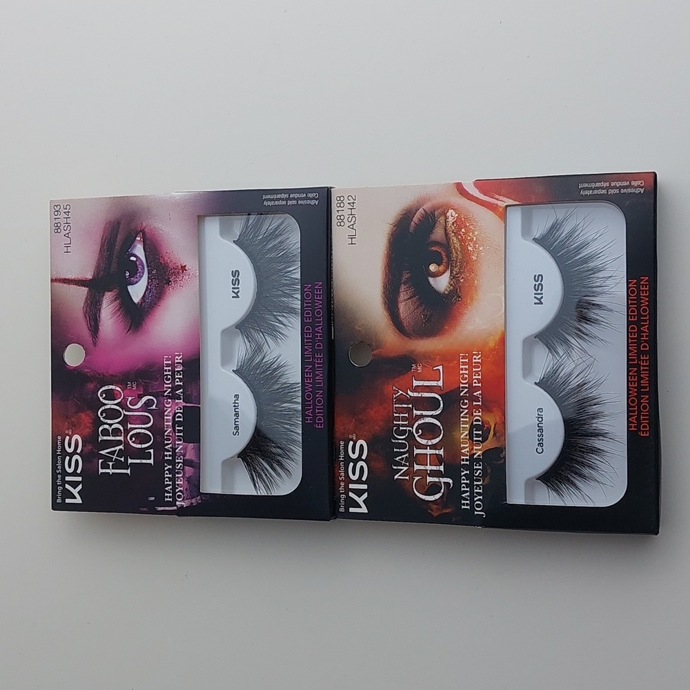 Kiss eyelashes Halloween set‎ 2pc